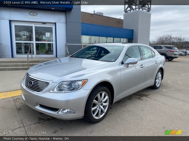 Mercury Silver Metallic / Light Gray 2009 Lexus LS 460 AWD