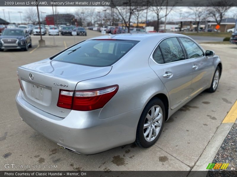 Mercury Silver Metallic / Light Gray 2009 Lexus LS 460 AWD