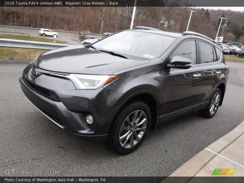 Magnetic Gray Metallic / Black 2018 Toyota RAV4 Limited AWD