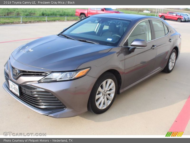 Predawn Gray Mica / Black 2019 Toyota Camry LE