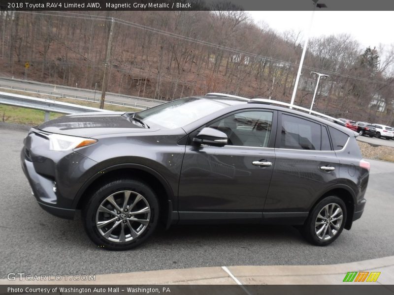 Magnetic Gray Metallic / Black 2018 Toyota RAV4 Limited AWD