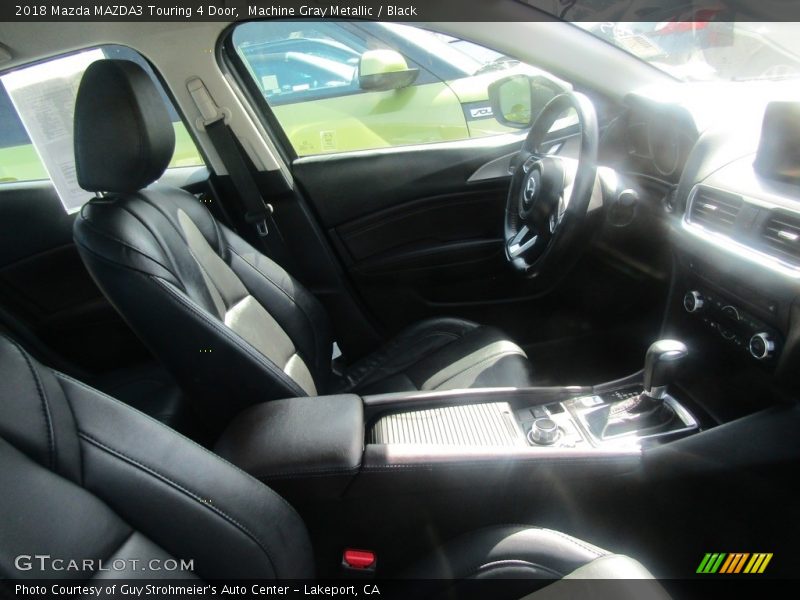 Machine Gray Metallic / Black 2018 Mazda MAZDA3 Touring 4 Door