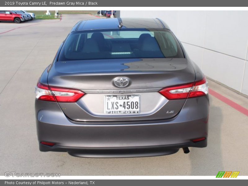 Predawn Gray Mica / Black 2019 Toyota Camry LE