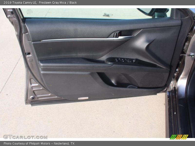 Predawn Gray Mica / Black 2019 Toyota Camry LE