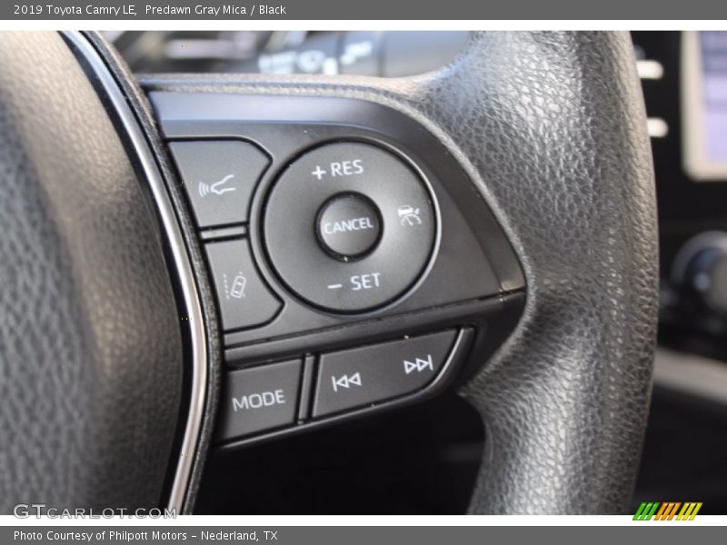 Predawn Gray Mica / Black 2019 Toyota Camry LE