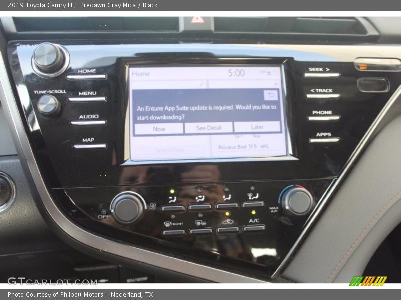 Predawn Gray Mica / Black 2019 Toyota Camry LE