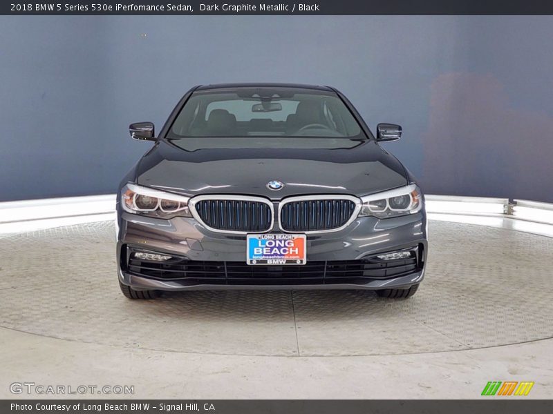 Dark Graphite Metallic / Black 2018 BMW 5 Series 530e iPerfomance Sedan