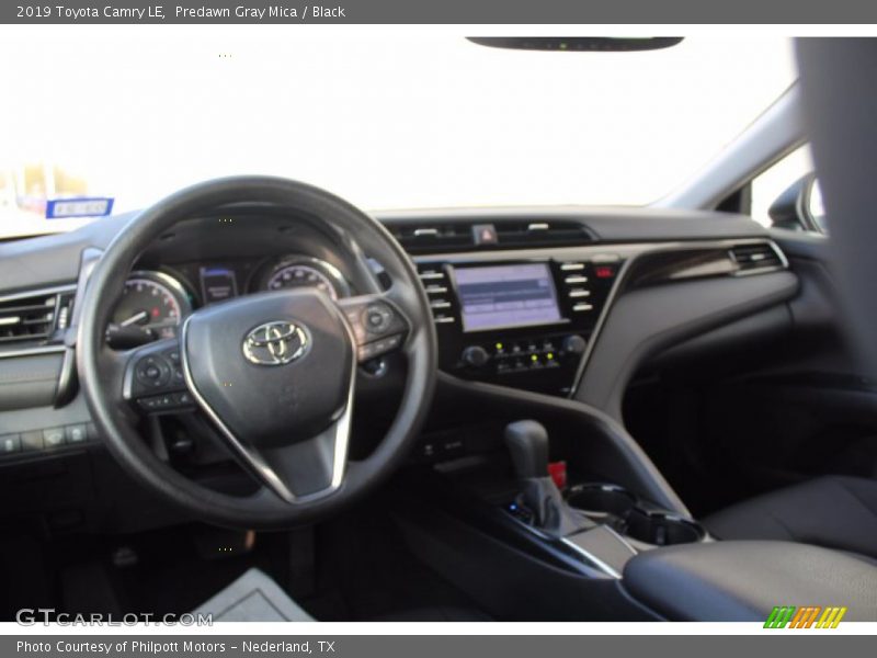 Predawn Gray Mica / Black 2019 Toyota Camry LE