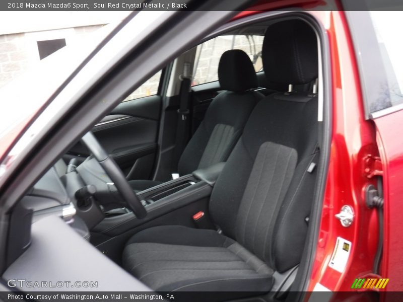 Soul Red Crystal Metallic / Black 2018 Mazda Mazda6 Sport