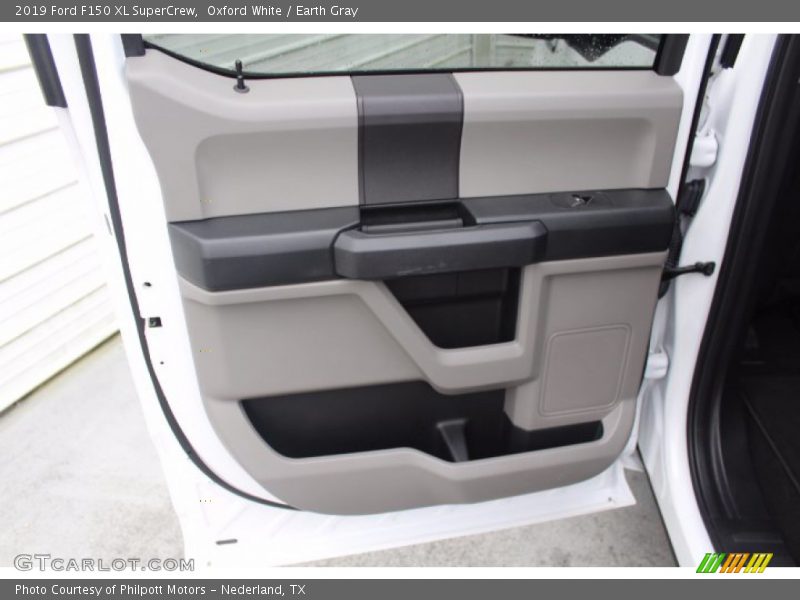 Oxford White / Earth Gray 2019 Ford F150 XL SuperCrew