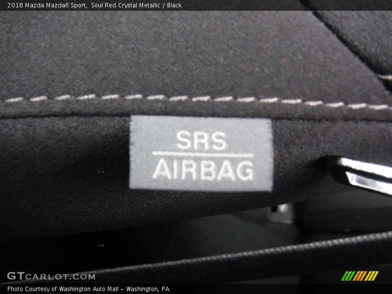 Soul Red Crystal Metallic / Black 2018 Mazda Mazda6 Sport