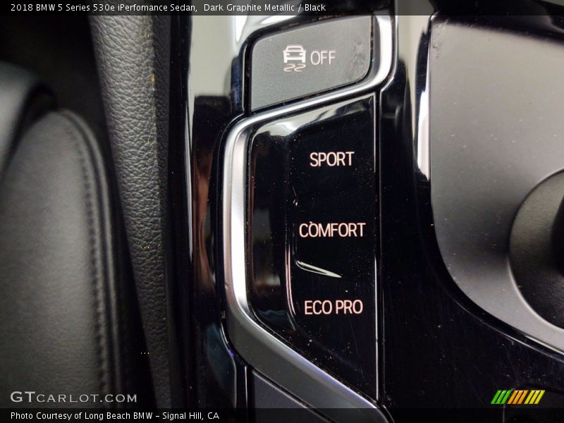 Dark Graphite Metallic / Black 2018 BMW 5 Series 530e iPerfomance Sedan