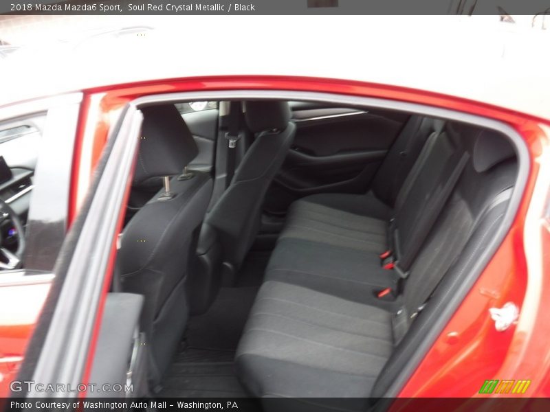 Soul Red Crystal Metallic / Black 2018 Mazda Mazda6 Sport