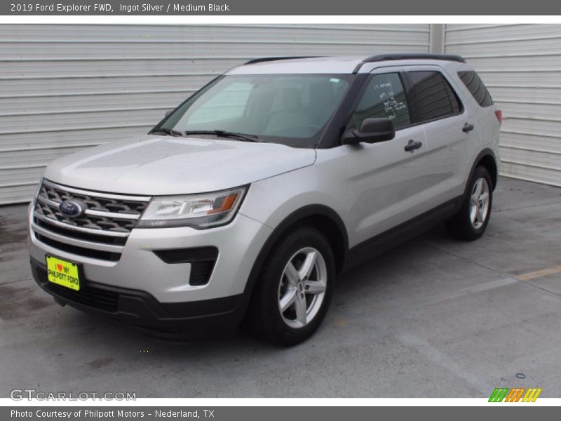 Ingot Silver / Medium Black 2019 Ford Explorer FWD