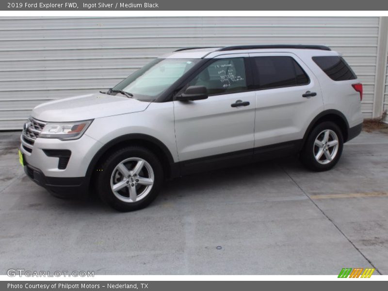 Ingot Silver / Medium Black 2019 Ford Explorer FWD