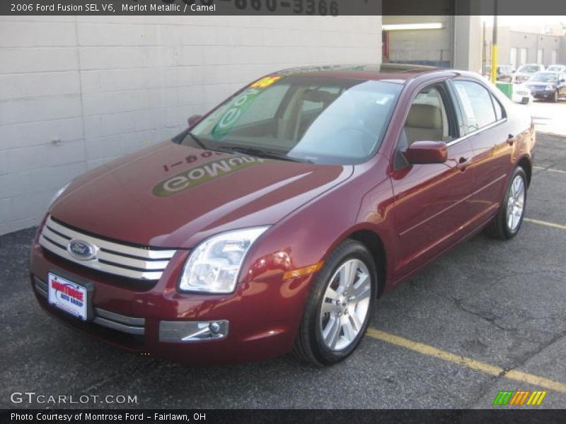Merlot Metallic / Camel 2006 Ford Fusion SEL V6