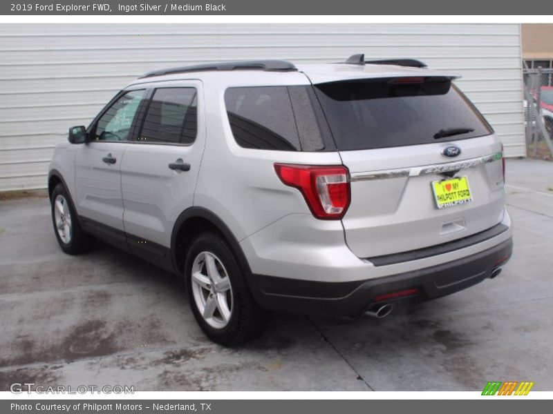 Ingot Silver / Medium Black 2019 Ford Explorer FWD