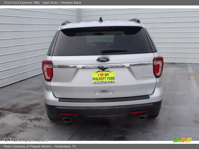 Ingot Silver / Medium Black 2019 Ford Explorer FWD