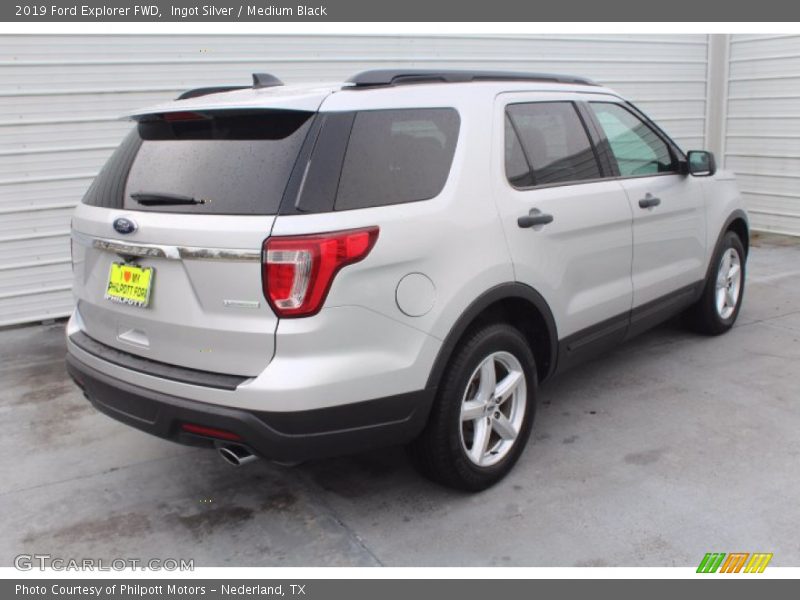Ingot Silver / Medium Black 2019 Ford Explorer FWD