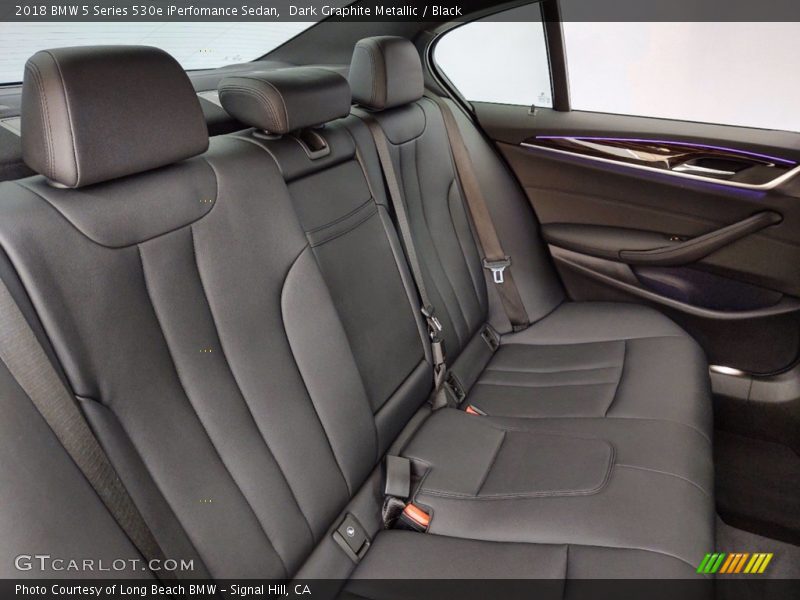 Dark Graphite Metallic / Black 2018 BMW 5 Series 530e iPerfomance Sedan