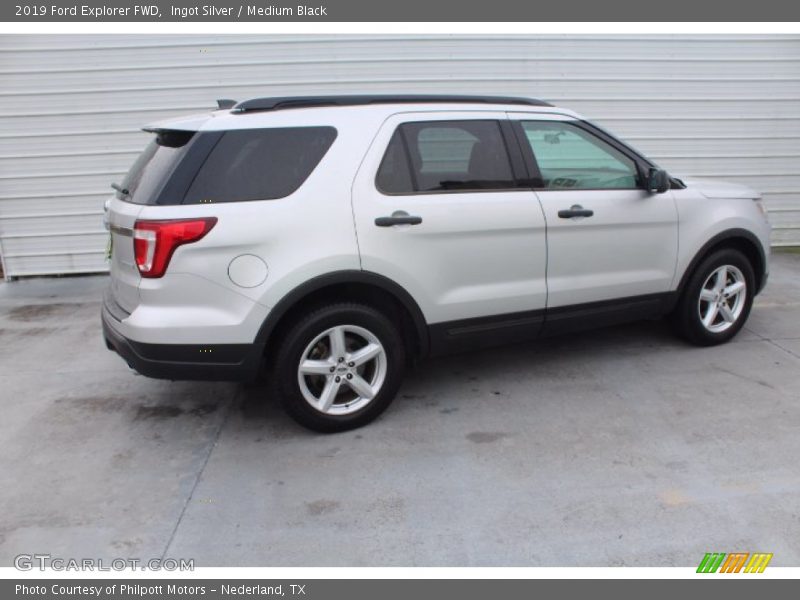 Ingot Silver / Medium Black 2019 Ford Explorer FWD
