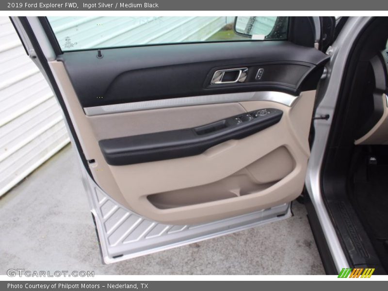Ingot Silver / Medium Black 2019 Ford Explorer FWD