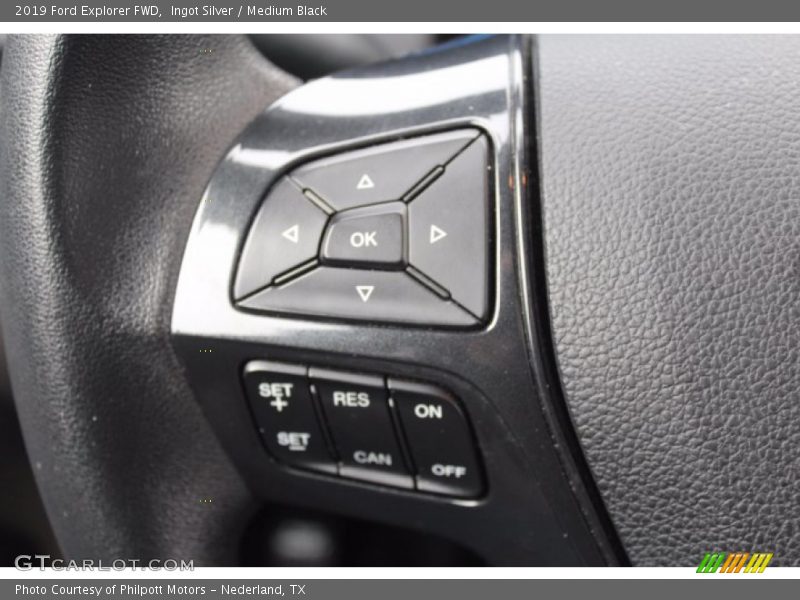 Ingot Silver / Medium Black 2019 Ford Explorer FWD