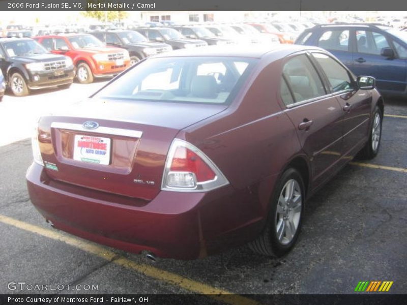Merlot Metallic / Camel 2006 Ford Fusion SEL V6
