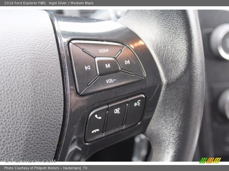 Ingot Silver / Medium Black 2019 Ford Explorer FWD