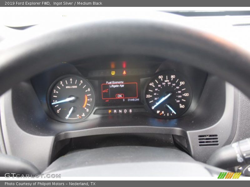 Ingot Silver / Medium Black 2019 Ford Explorer FWD