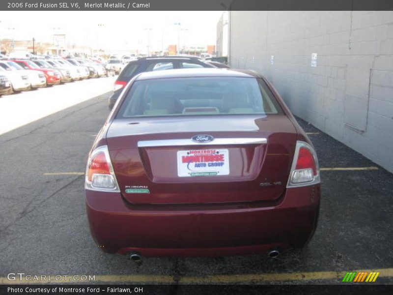 Merlot Metallic / Camel 2006 Ford Fusion SEL V6