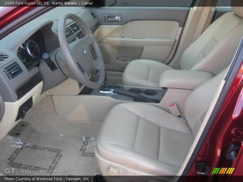 Merlot Metallic / Camel 2006 Ford Fusion SEL V6