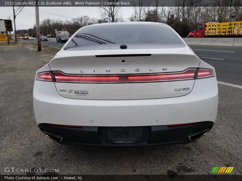 White Platinum / Charcoal Black 2013 Lincoln MKZ 2.0L EcoBoost AWD