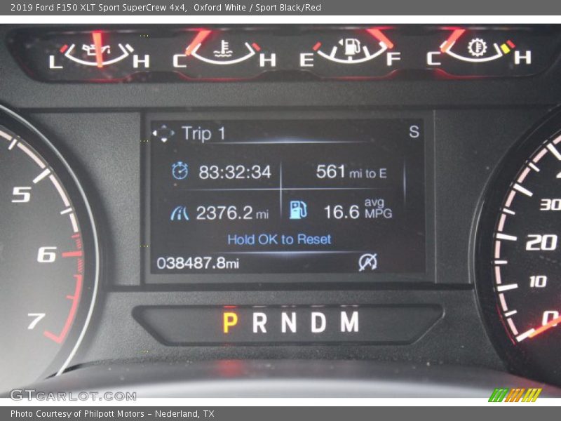 Oxford White / Sport Black/Red 2019 Ford F150 XLT Sport SuperCrew 4x4