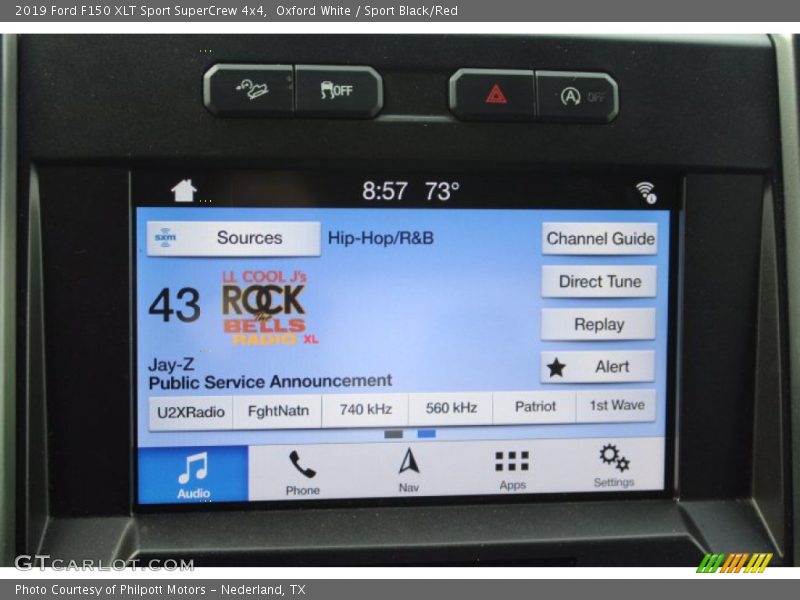 Oxford White / Sport Black/Red 2019 Ford F150 XLT Sport SuperCrew 4x4