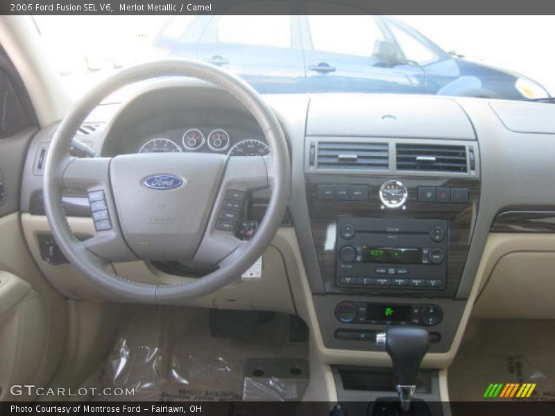 Merlot Metallic / Camel 2006 Ford Fusion SEL V6