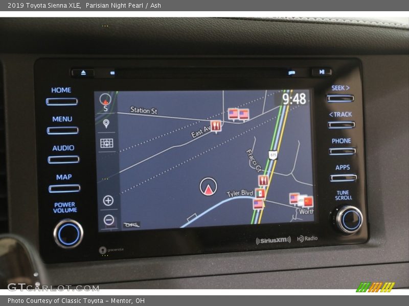 Parisian Night Pearl / Ash 2019 Toyota Sienna XLE