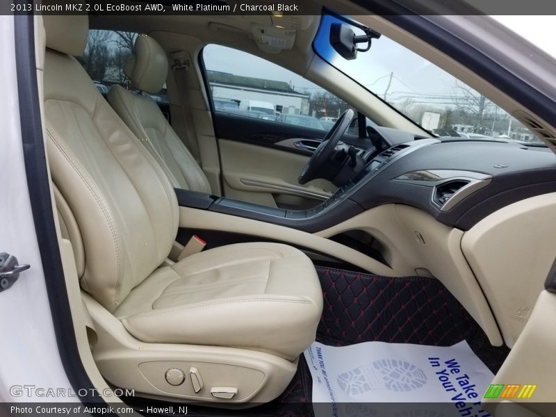 White Platinum / Charcoal Black 2013 Lincoln MKZ 2.0L EcoBoost AWD