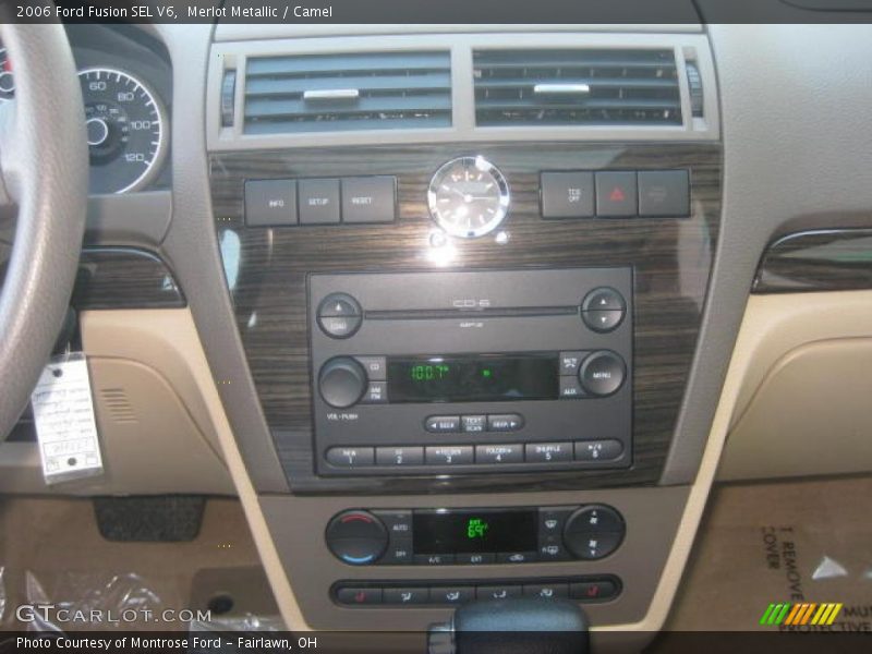 Merlot Metallic / Camel 2006 Ford Fusion SEL V6
