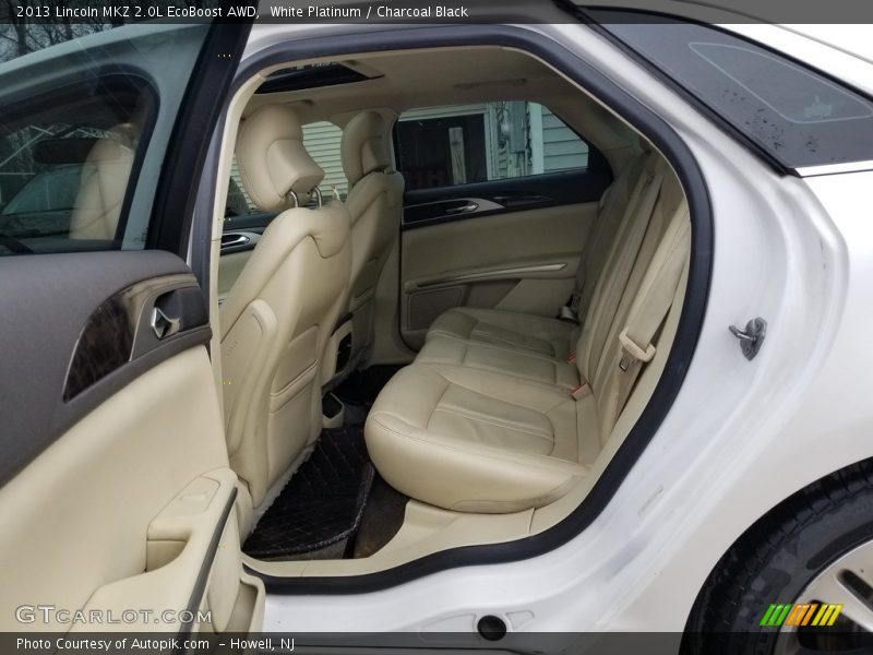White Platinum / Charcoal Black 2013 Lincoln MKZ 2.0L EcoBoost AWD