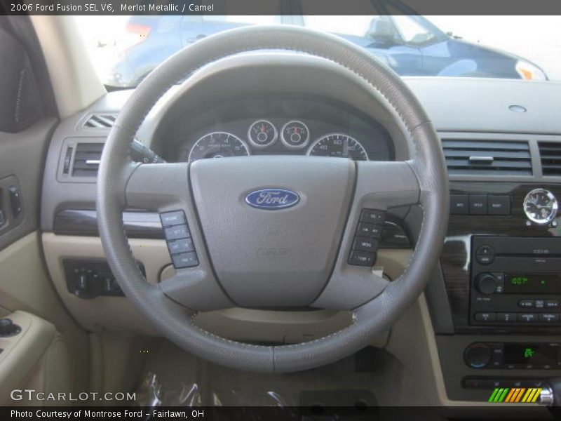 Merlot Metallic / Camel 2006 Ford Fusion SEL V6