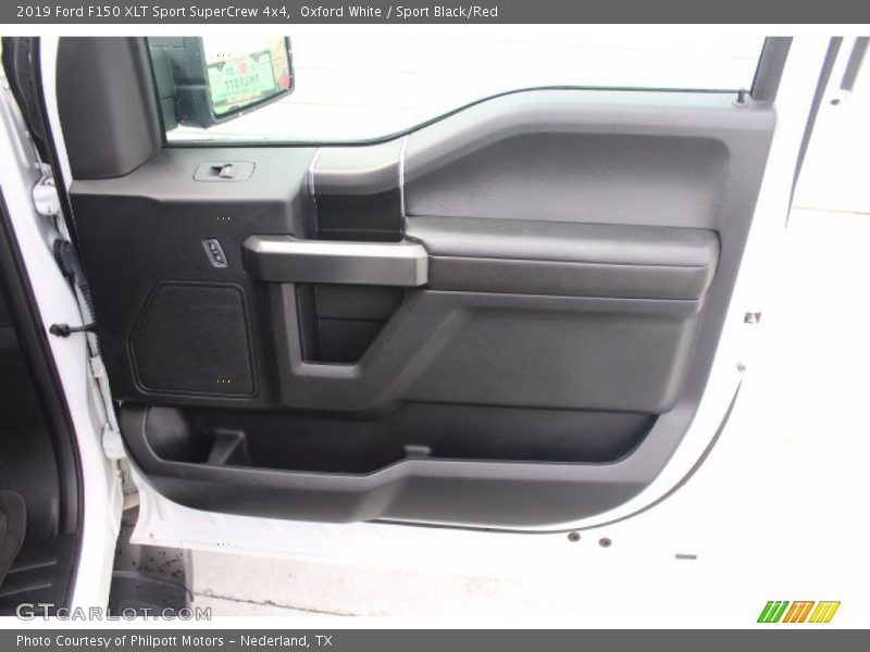 Oxford White / Sport Black/Red 2019 Ford F150 XLT Sport SuperCrew 4x4