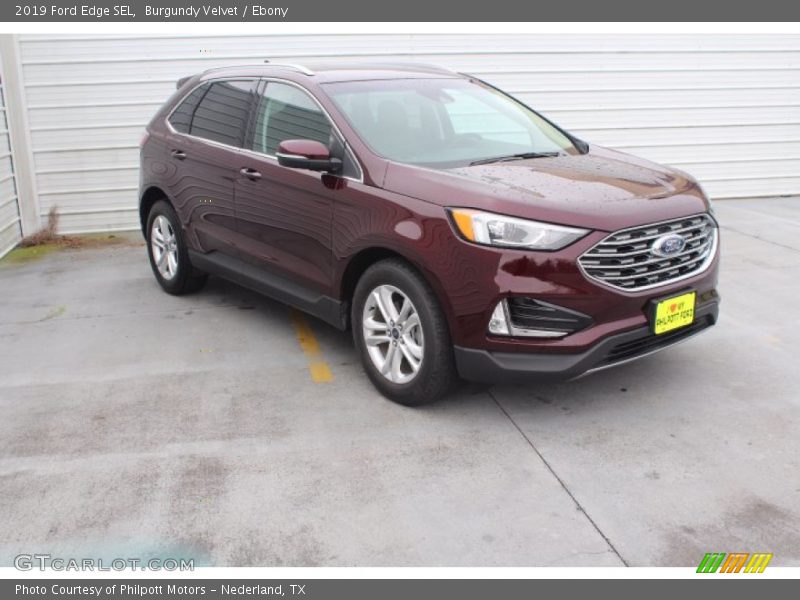 Burgundy Velvet / Ebony 2019 Ford Edge SEL