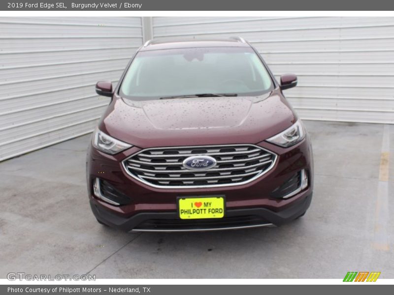 Burgundy Velvet / Ebony 2019 Ford Edge SEL