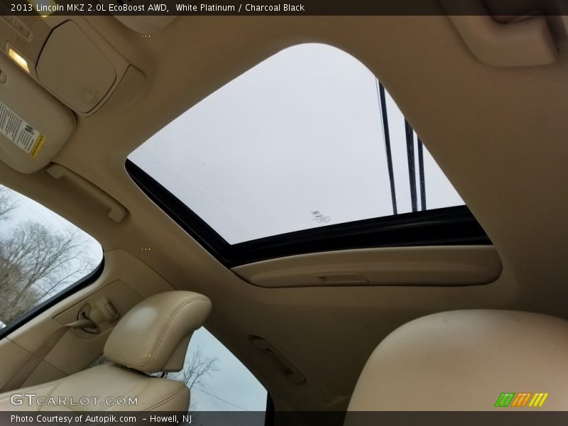 White Platinum / Charcoal Black 2013 Lincoln MKZ 2.0L EcoBoost AWD