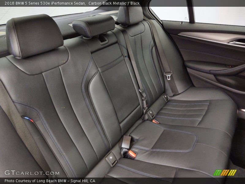 Carbon Black Metallic / Black 2018 BMW 5 Series 530e iPerfomance Sedan
