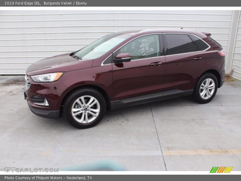 Burgundy Velvet / Ebony 2019 Ford Edge SEL
