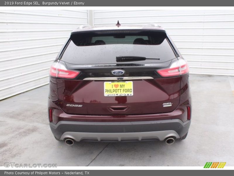 Burgundy Velvet / Ebony 2019 Ford Edge SEL
