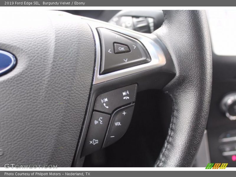 Burgundy Velvet / Ebony 2019 Ford Edge SEL