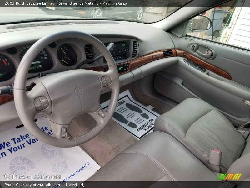 Silver Blue Ice Metallic / Medium Gray 2003 Buick LeSabre Limited